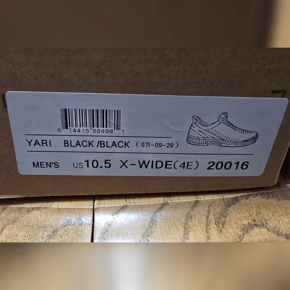 Orthofeet Yari Black/Black Men's Shoes 10.5 4E - Picture 4 of 6